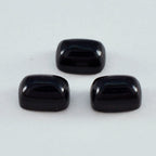 Black Onyx 1PC Large 10x12 MM Emerald Cabochon Black High Quality semi Precious Precious Gemstone