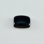 Black Onyx 1PC Large 10x12 MM Emerald Cabochon Black High Quality semi Precious Precious Gemstone