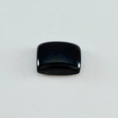 Black Onyx 1PC Large 10x12 MM Emerald Cabochon Black High Quality semi Precious Precious Gemstone