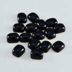 Black Onyx 1PC Tiny 5x7 MM Emerald Cabochon Black Brilliant semi Precious Loose Gemstones