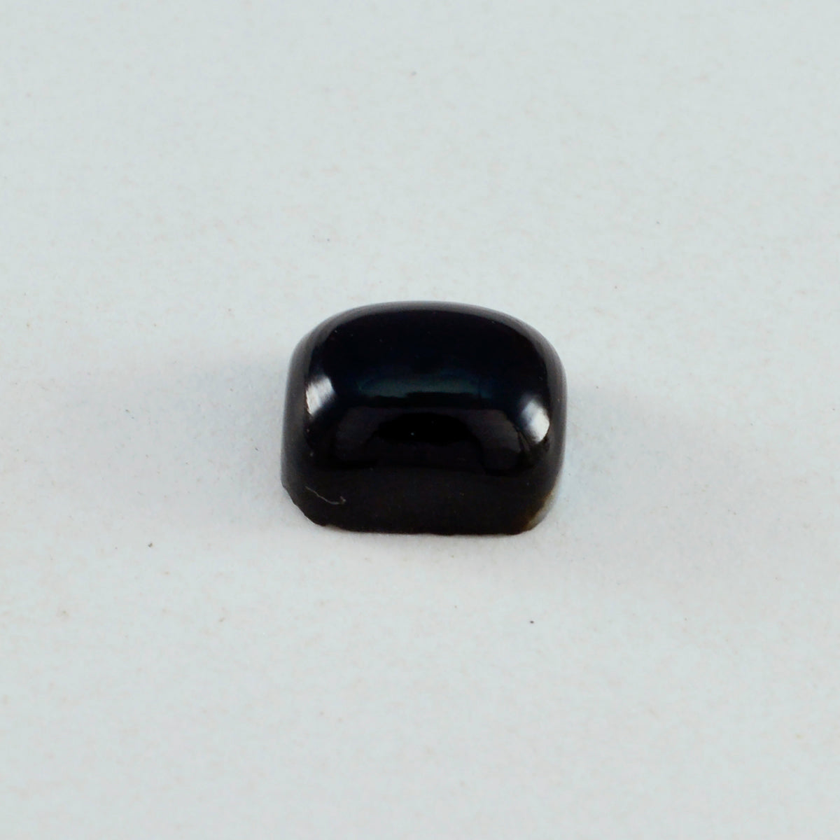 Black Onyx 1PC Medium 7x10 MM Emerald Cabochon Black Luster semi Precious Loose Gems Huvudsaklig produktbild