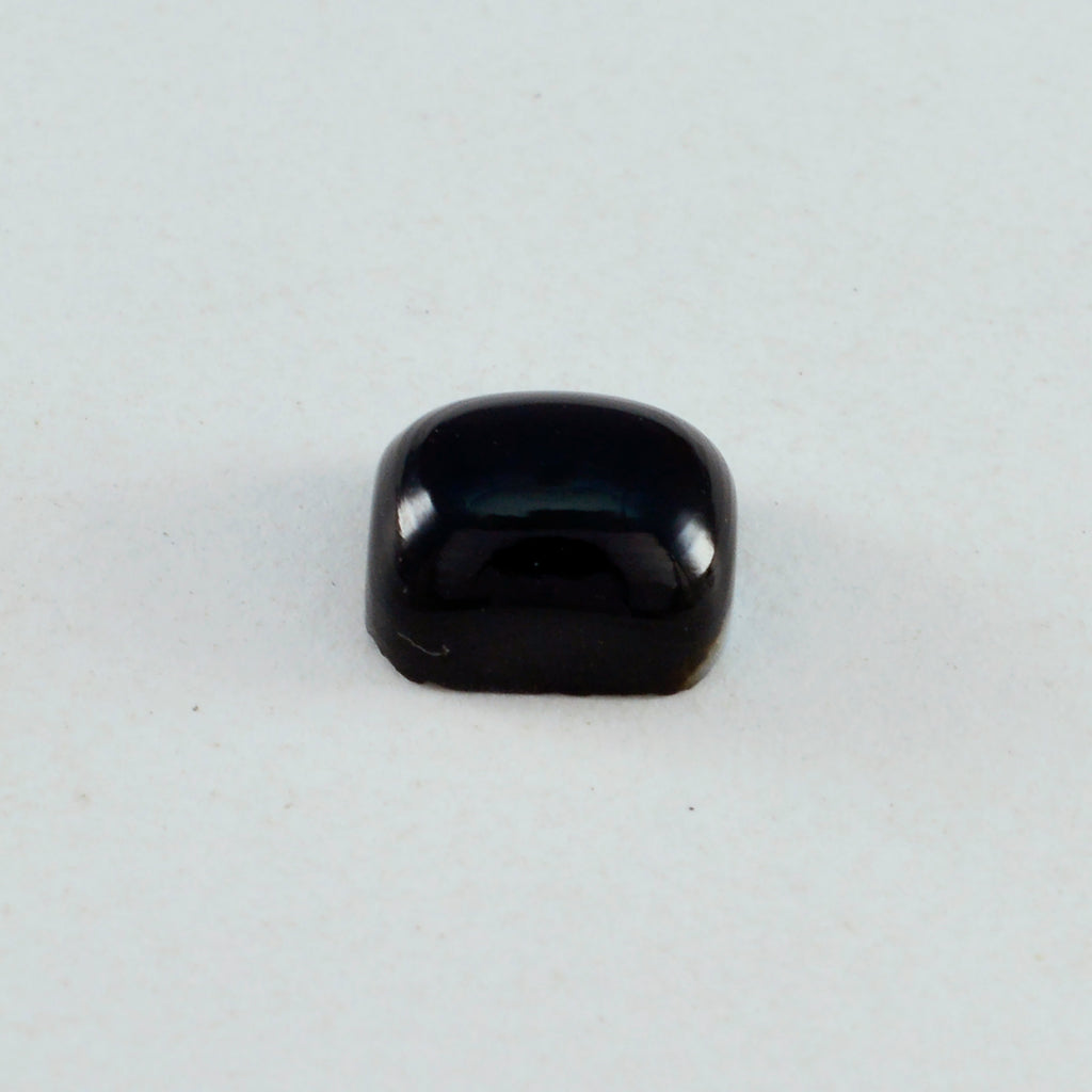 Black Onyx 1PC Small 7x9 MM Emerald Cabochon Black Splendid semi Precious Gems