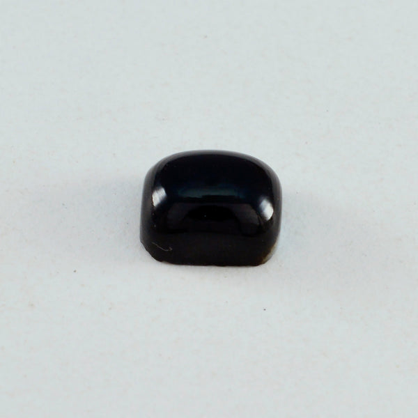 Black Onyx 1PC Small 7x9 MM Emerald Cabochon Black Splendid semi Precious Gems
