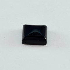 Black Onyx 1PC Medium 8x10 MM Emerald Cabochon Black Lustrous semi Precious Loose Gemstone