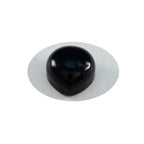 Black Onyx 1PC Medium 9x9 MM Heart Cabochon Black Splendid semi Precious Semi Precious Gemstone