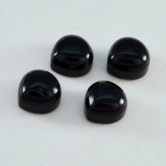 Black Onyx 1PC Large 10x10 MM Heart Cabochon Black Luster semi Precious Precious Gemstone