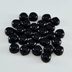 Black Onyx 1PC Tiny 6x6 MM Heart Cabochon Black Brilliant semi Precious Loose Gems