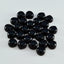 Black Onyx 1PC Tiny 6x6 MM Heart Cabochon Black Brilliant semi Precious Loose Gems