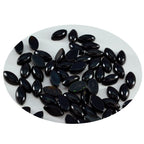 Black Onyx 10PC Tiny 4x8 MM Marquise  Cabochon Black Splendid semi Precious Semi Precious Gemstone