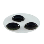 Black Onyx 1PC Small 6x12 MM Marquise  Cabochon Black Lustrous semi Precious Gems