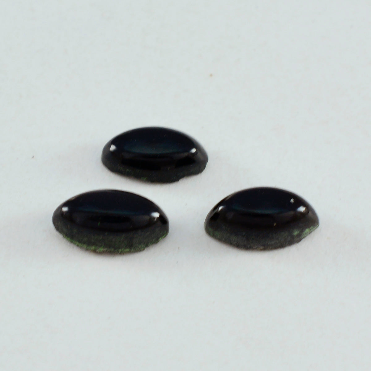 Black Onyx 1PC Medium 7x14 MM Marquise  Cabochon Black Shine semi Precious Loose Gems