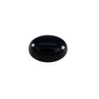 Black Onyx 1PC Medium 8x10 MM Oval Cabochon Black Luster semi Precious Loose Gemstones