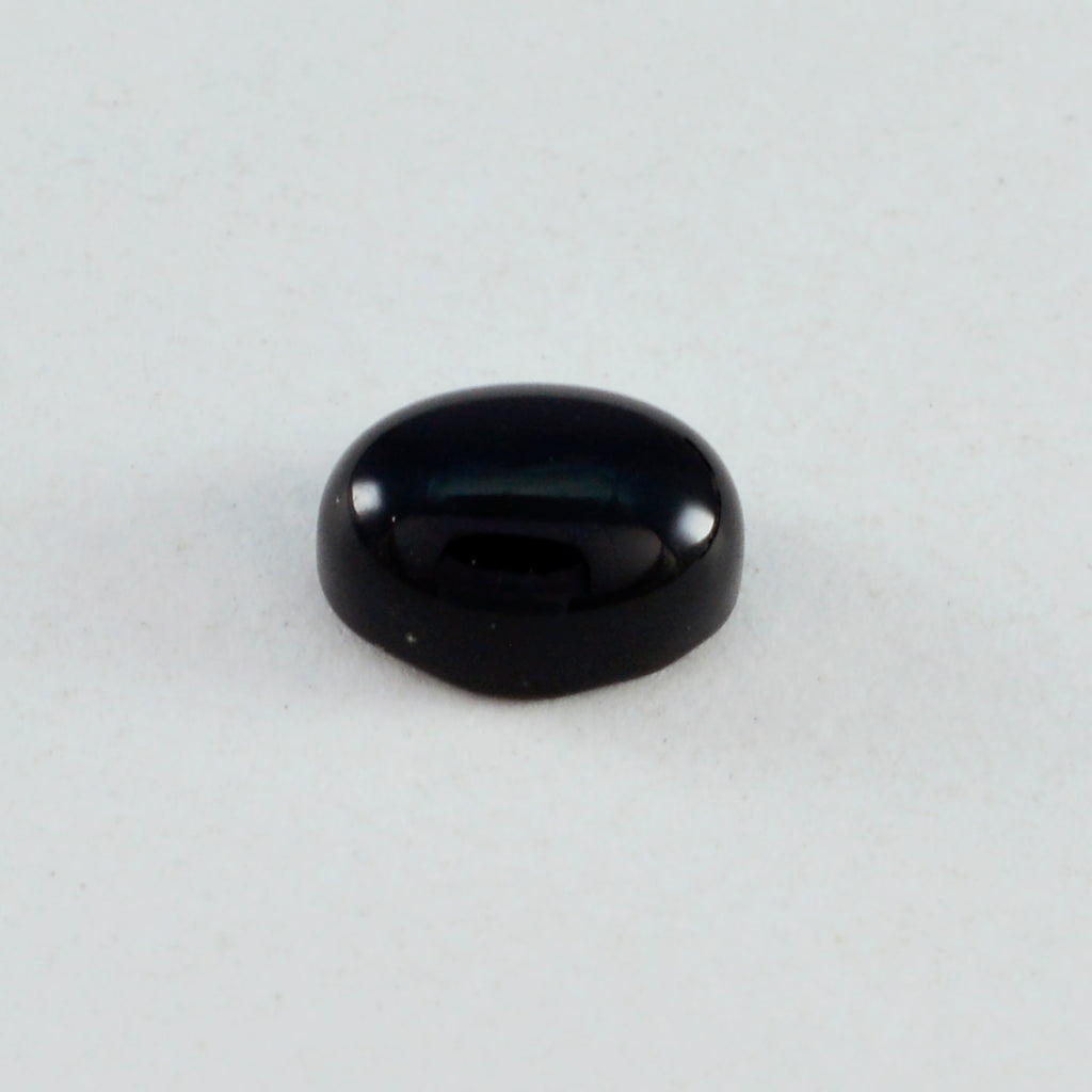Black Onyx 1PC Medium 8x10 MM Oval Cabochon Black Luster semi Precious Loose Gemstones