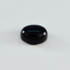 Black Onyx 1PC Medium 8x10 MM Oval Cabochon Black Luster semi Precious Loose Gemstones