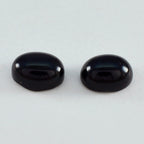 Black Onyx 1PC Large 10x12 MM Oval Cabochon Black Fine semi Precious Gems