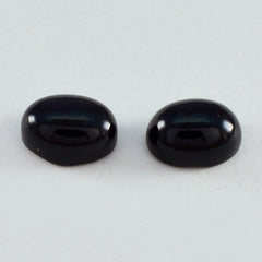 Black Onyx 1PC Large 10x12 MM Oval Cabochon Black Fine semi Precious Gems