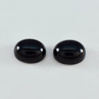 Black Onyx 1PC Small 7x9 MM Oval Cabochon Black Polished semi Precious Loose Gems