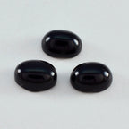 Black Onyx 1PC Medium 8x10 MM Oval Cabochon Black Luster semi Precious Loose Gemstones