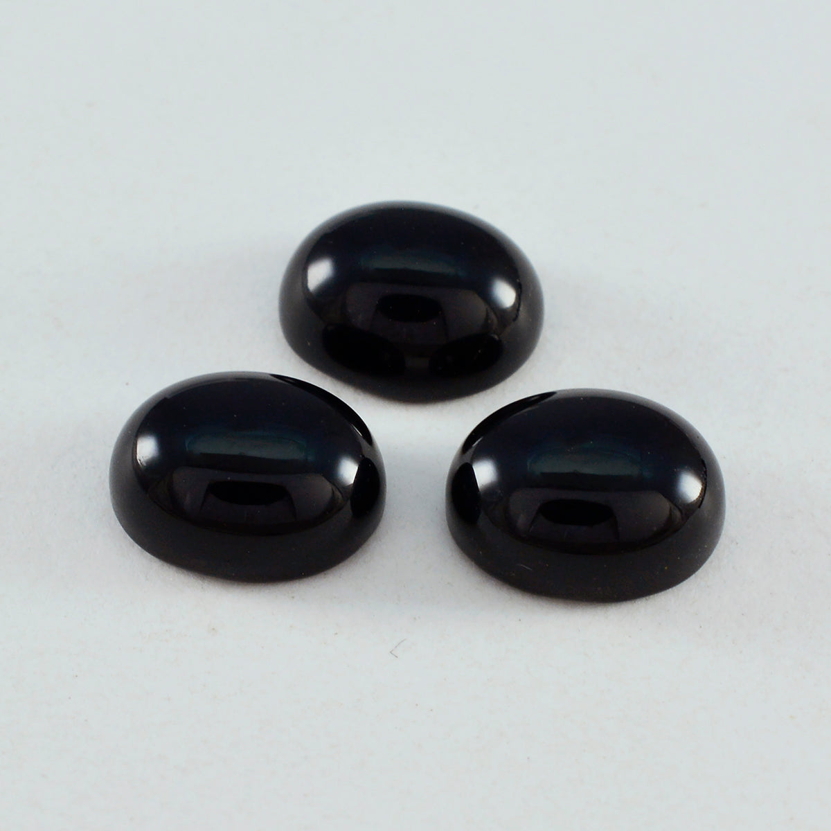 Black Onyx 1PC Large 9x11 MM Oval Cabochon Black Lustrous semi Precious Semi Precious Gemstone Immagine principale del prodotto