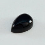Black Onyx 1PC Large 8x12 MM Pear Cabochon Black Polished semi Precious Precious Gemstone