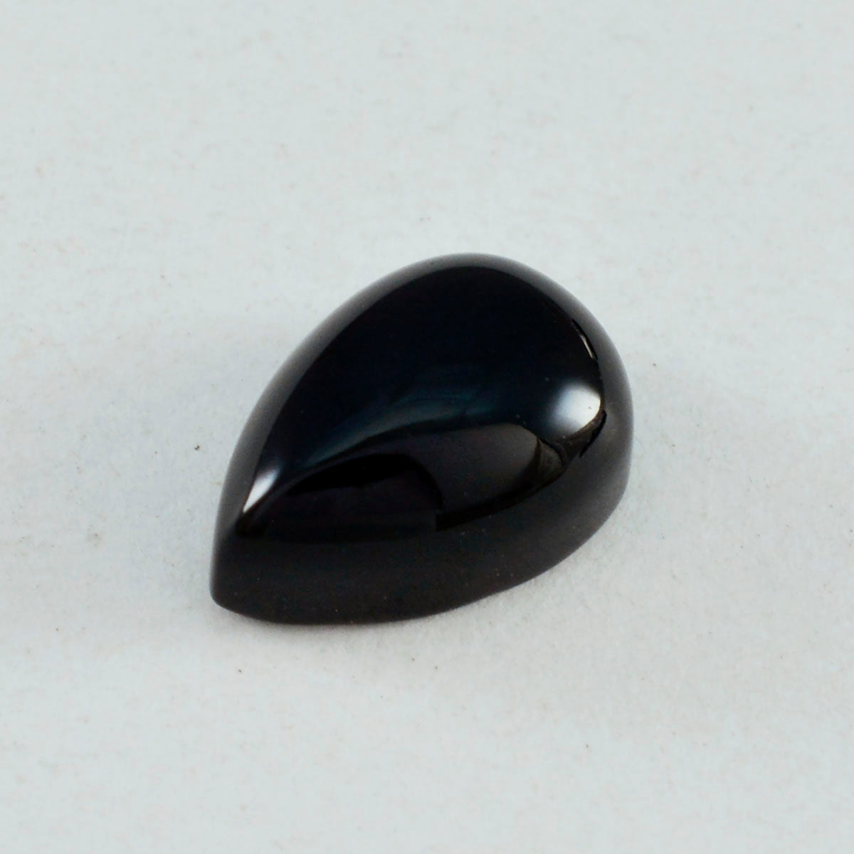 Black Onyx 1PC Large 8x12 MM Pear Cabochon Black Polished semi Precious Precious Gemstone