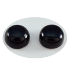 Black Onyx 1PC Large 10x10 MM Round Cabochon Black Sparkling semi Precious Gems