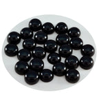 Black Onyx 1PC Tiny 6x6 MM Round Cabochon Black Superior semi Precious Loose Gemstone