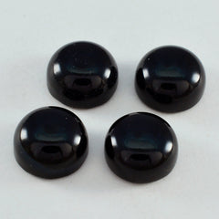 Black Onyx 1PC Large 11x11 MM Round Cabochon Black Polished semi Precious Loose Gems