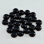 Black Onyx 10PC Tiny 5x5 MM Round Cabochon Black Genuine semi Precious Loose Gems