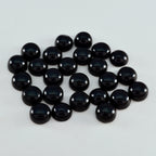 Black Onyx 1PC Tiny 6x6 MM Round Cabochon Black Superior semi Precious Loose Gemstone