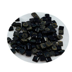 Black Onyx 10PC Tiny 5x5 MM Square Cabochon Black Lustrous semi Precious Gems