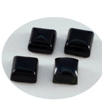 Black Onyx 1PC Medium 9x9 MM Square Cabochon Black Natural semi Precious Semi Precious Gemstone