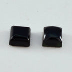 Black Onyx 1PC Large 10x10 MM Square Cabochon Black Genuine semi Precious Precious Gemstone