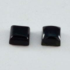 Black Onyx 1PC Large 10x10 MM Square Cabochon Black Genuine semi Precious Precious Gemstone