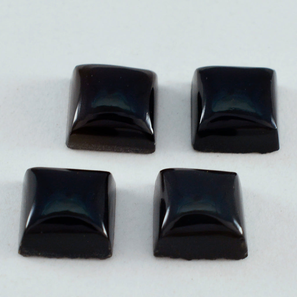 Black Onyx 1PC Medium 9x9 MM Square Cabochon Black Natural semi Precious Semi Precious Gemstone