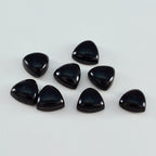 Black Onyx 1PC Tiny 6x6 MM Triangle Cabochon Black Superior semi Precious Gems