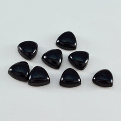 Black Onyx 1PC Tiny 6x6 MM Triangle Cabochon Black Superior semi Precious Gems