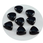 Black Onyx 1PC Small 7x7 MM Triangle Cabochon Black Pure semi Precious Loose Gems