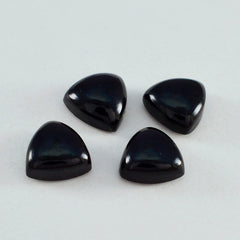 Black Onyx 1PC Large 10x10 MM Triangle Cabochon Black Sparkling semi Precious Semi Precious Gemstone