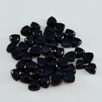 Black Onyx 10PC Tiny 4x4 MM Triangle Cabochon Black Natural semi Precious Semi Precious Gemstone