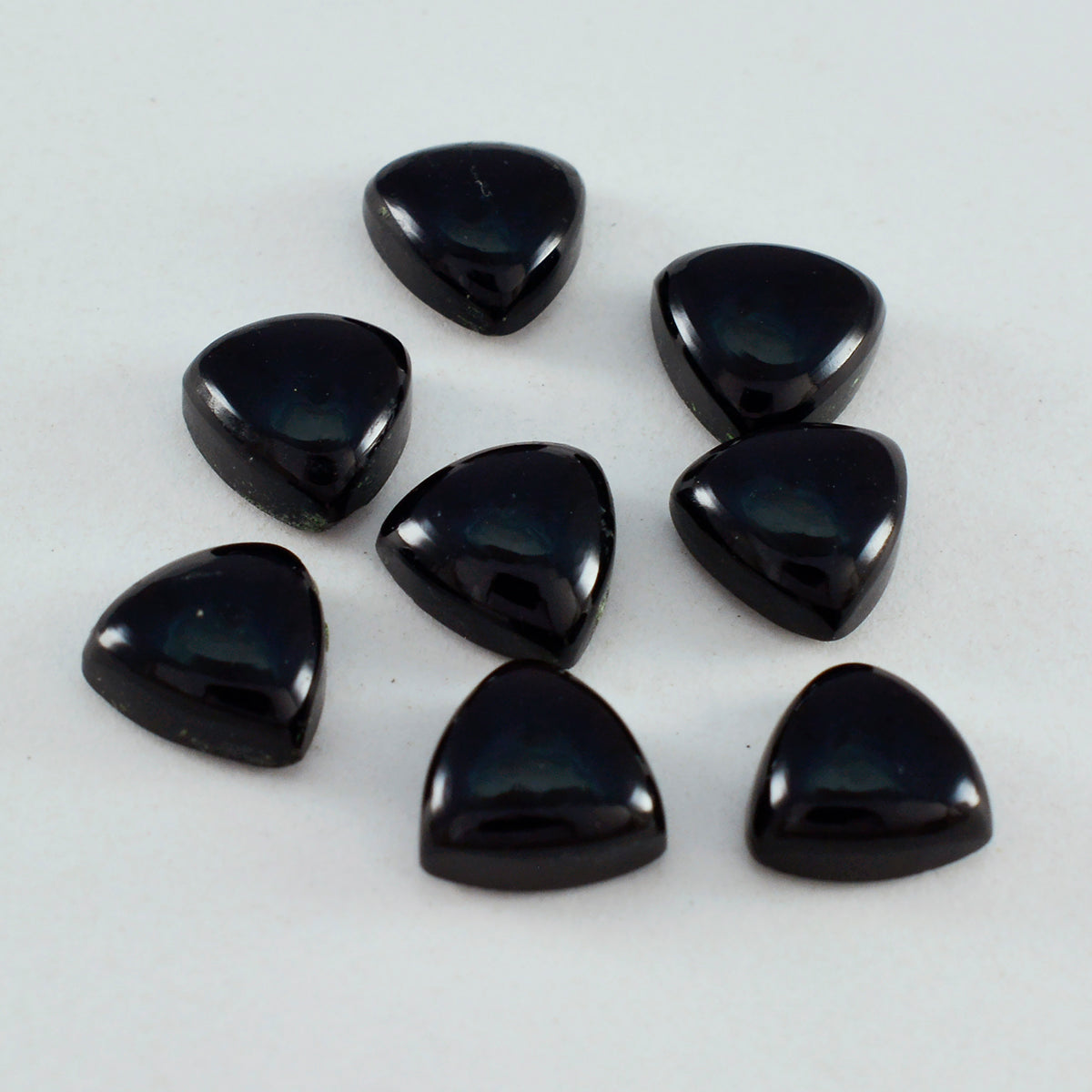 Black Onyx 1PC Tiny 6x6 MM Triangle Cabochon Black Superior semi Precious Gems