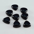 Black Onyx 1PC Tiny 6x6 MM Triangle Cabochon Black Superior semi Precious Gems