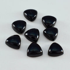 Black Onyx 1PC Tiny 6x6 MM Triangle Cabochon Black Superior semi Precious Gems