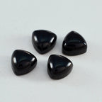 Black Onyx 1PC Small 7x7 MM Triangle Cabochon Black Pure semi Precious Loose Gems