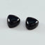 Black Onyx 1PC Small 8x8 MM Triangle Cabochon Black Fiery semi Precious Loose Gemstone