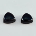 Black Onyx 1PC Medium 9x9 MM Triangle Cabochon Black Brilliant semi Precious Loose Gemstones