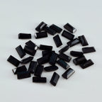 Black Onyx 1PC Small 6x12 MM Baguette Faceted Black Splendid Semi Precious Gems