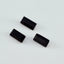 Black Onyx 10PC Tiny 2x4 MM Baguette Faceted Black Pure Semi Precious Loose Gemstones