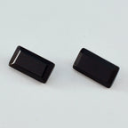 Black Onyx 1PC Small 5x10 MM Baguette Faceted Black Polished Semi Precious Loose Gemstones