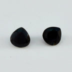 Black Onyx 1PC Large 11x11 MM Heart Faceted Black Fine Semi Precious Loose Gemstone